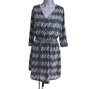 Mimi Chica women’s black & ivory dress size Small